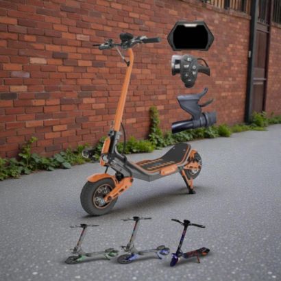 صورة سكوتر الهلاند برو اثنين دنمو اجمالي 3200 واط – تصميم قوي مع إضاءة وشاشة إلكترونية